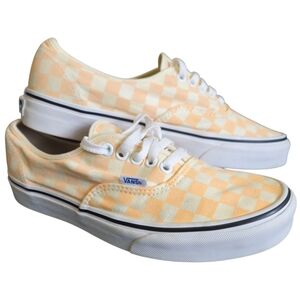 Vans Authentic Apricot Ice Checkerboard Skate Shoe Low Top Lace Women 8.5 Men 7